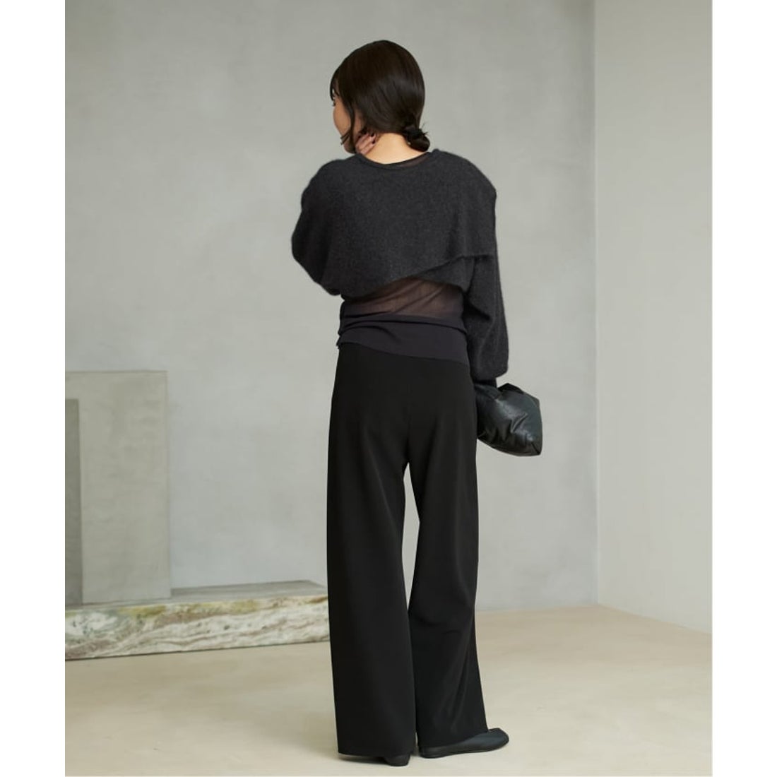 プラージュ Plage 《予約》ENRICA / エンリカ SLEEVE CAPE ニット