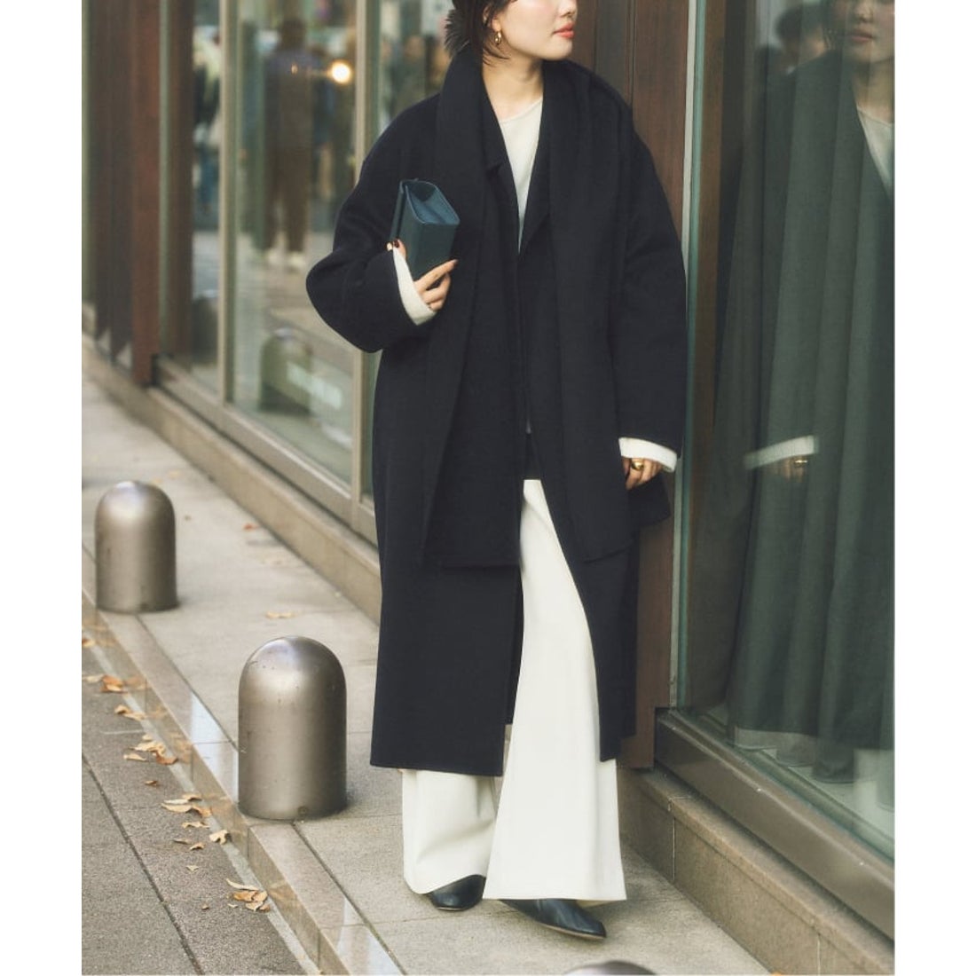 プラージュ Plage 《追加》ハミルトン ストール コート （ブラック