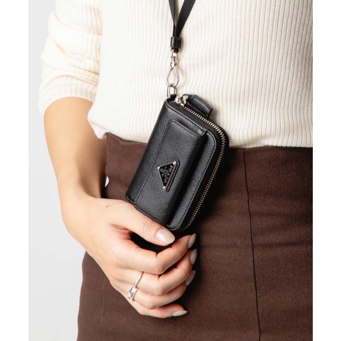 プラダ PRADA プラダ PRADA 2MR044 QHH 小銭入れ SAFFIANO TRIANGOLO