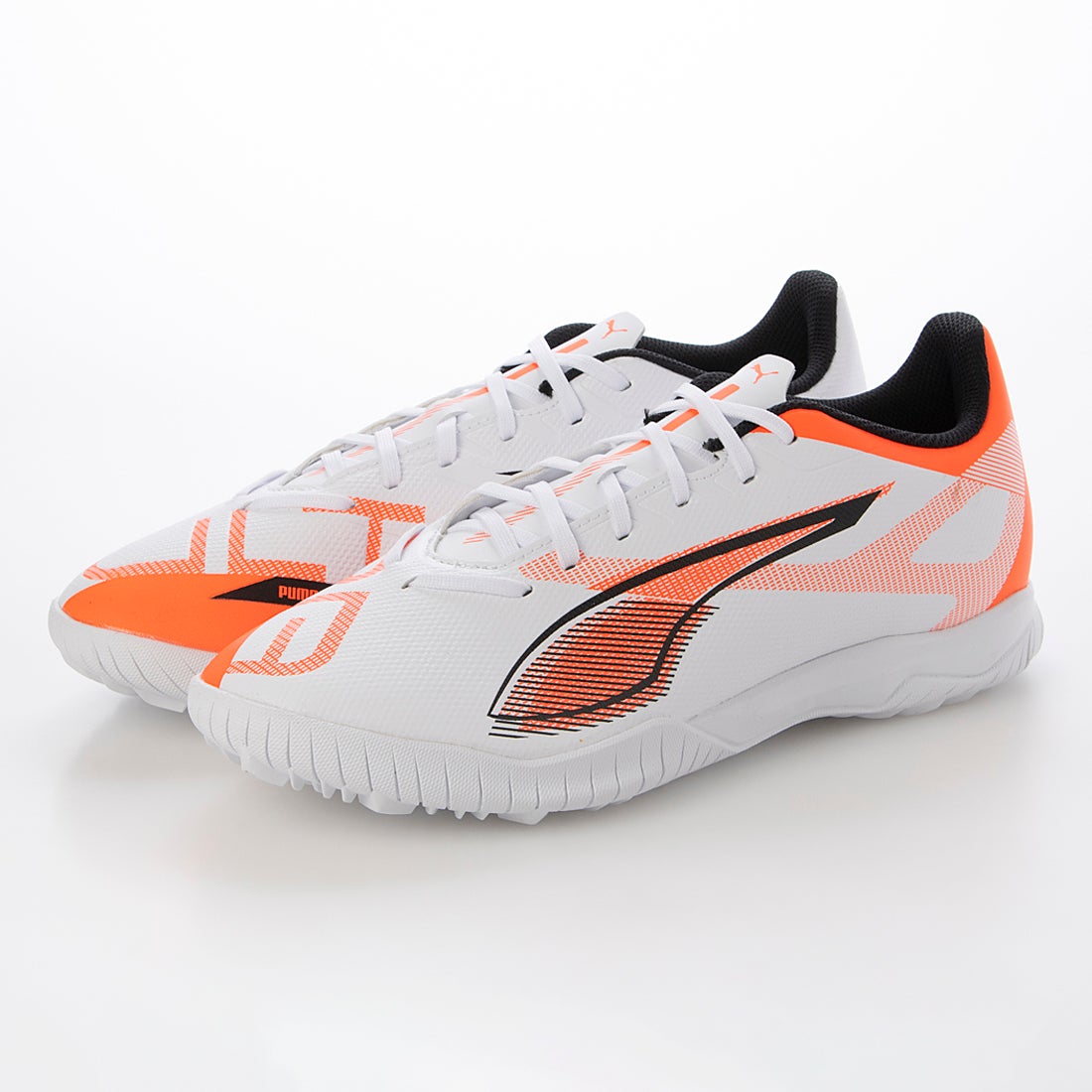 PUMA プーマ ウルトラ 5 プレイ TT(ホワイト×オレンジ) 108331 01