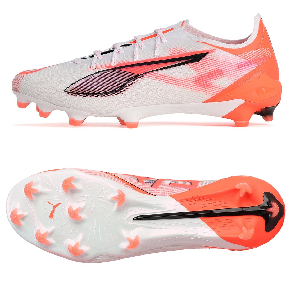 PUMA プーマ ウルトラ 5 アルティメット FG(ホワイト×オレンジ) 108159