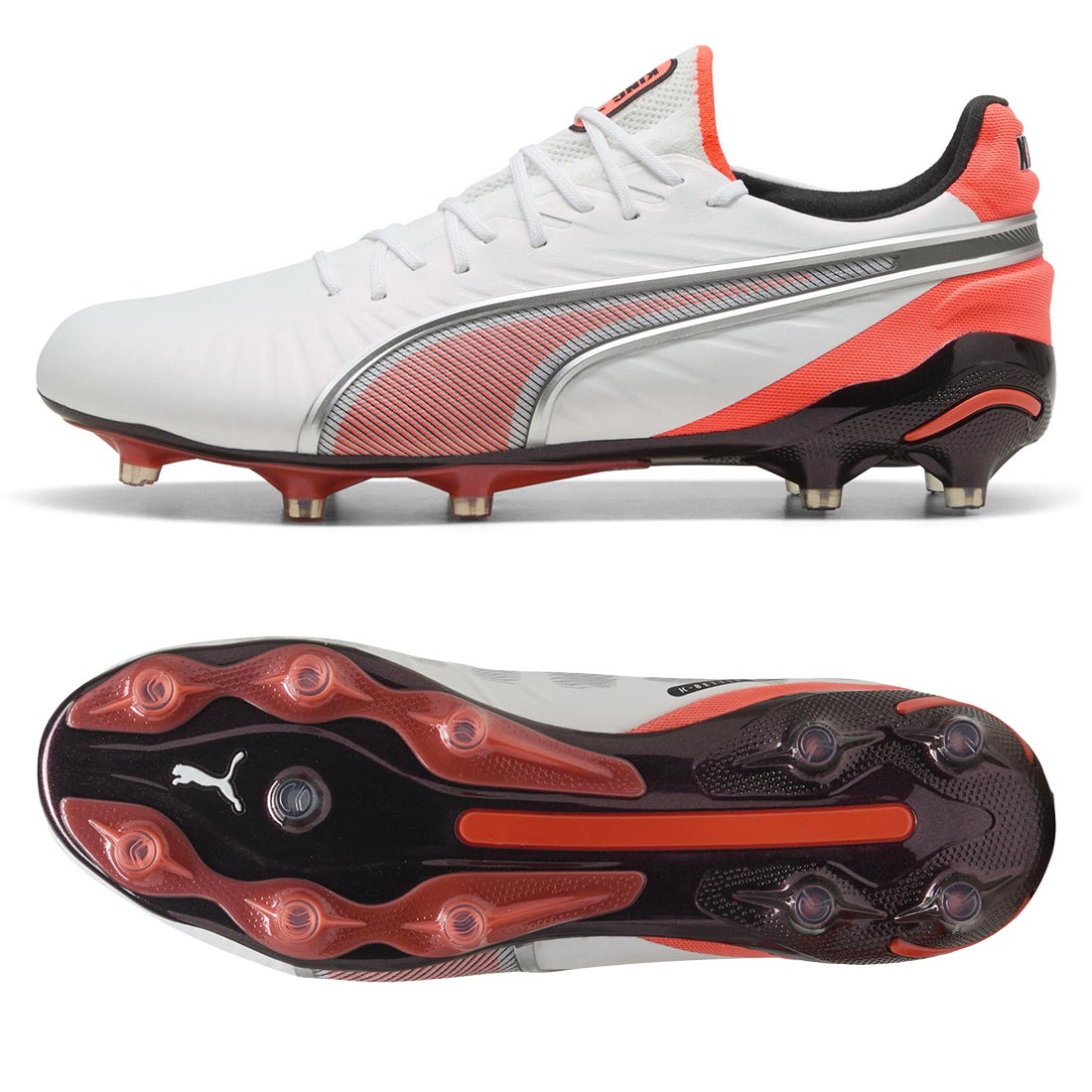 PUMA プーマ キング アルティメット FG/AG(ロングパイル)(ホワイト