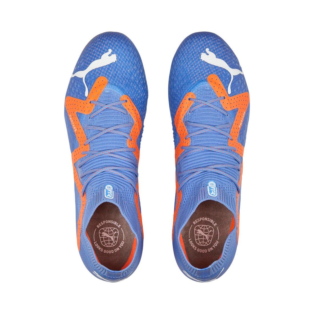 PUMA プーマ フューチャー アルティメット HG/AG(ブルー×オレンジ