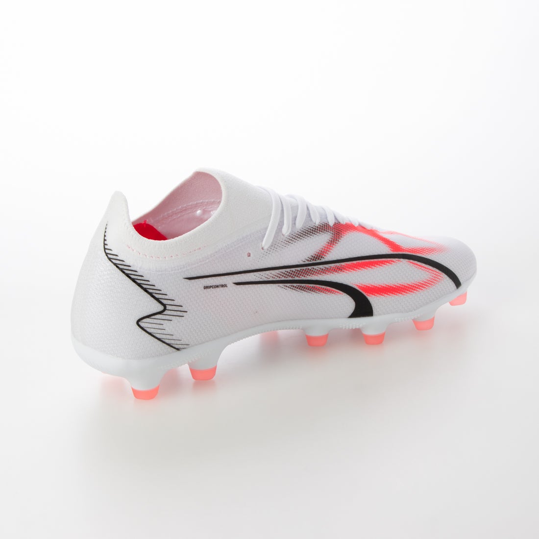 PUMA プーマ ウルトラ マッチ HG/AG(ホワイト×レッド) 107519 01