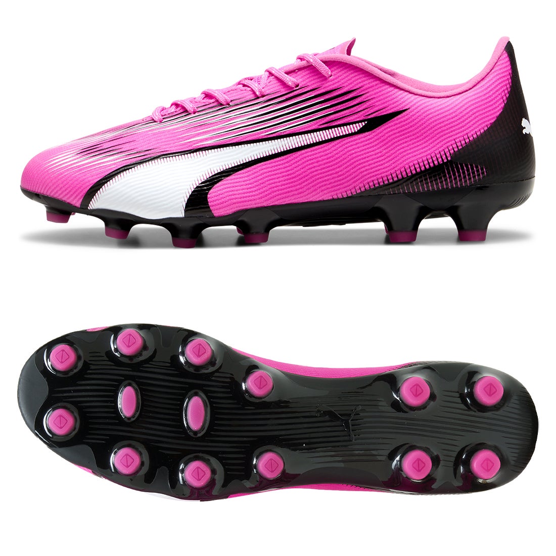 PUMA プーマ ウルトラ プロ HG/AG(ピンク×ホワイト) 107751 01