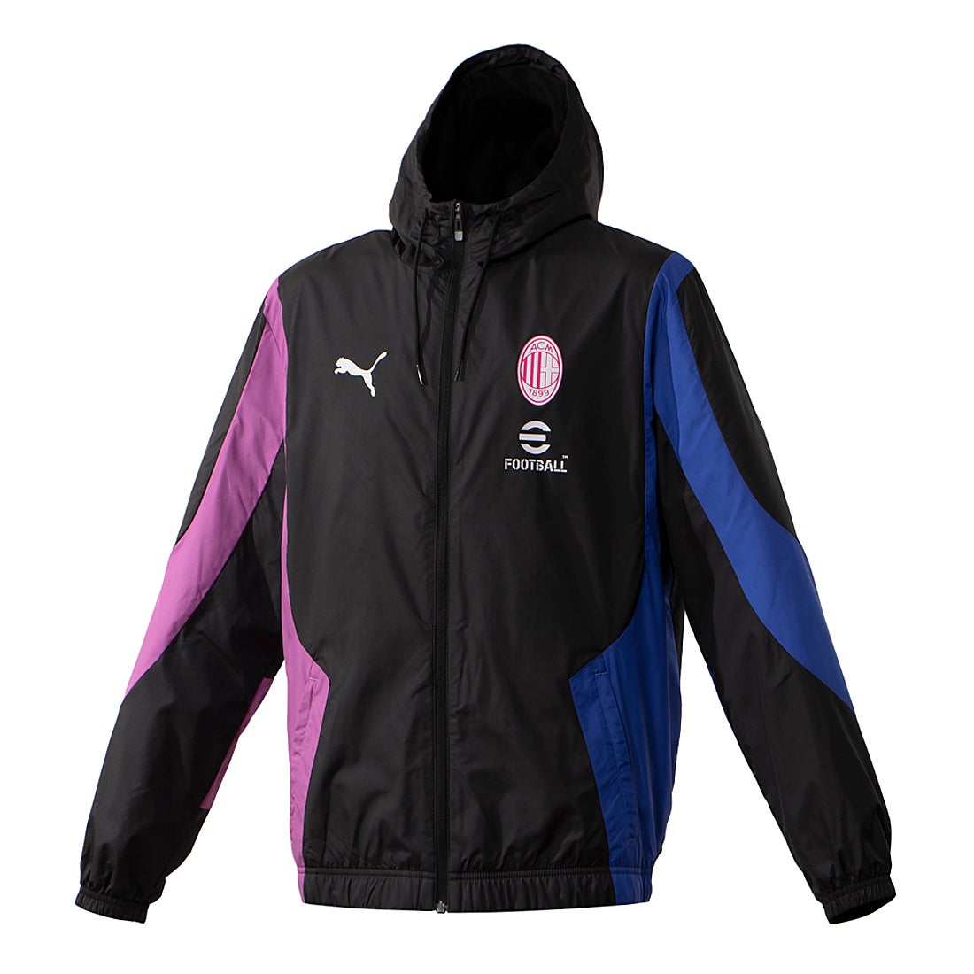 PUMA ACミラン 23/24 プレマッチ ウーブンジャケット(ブラック) 772233
