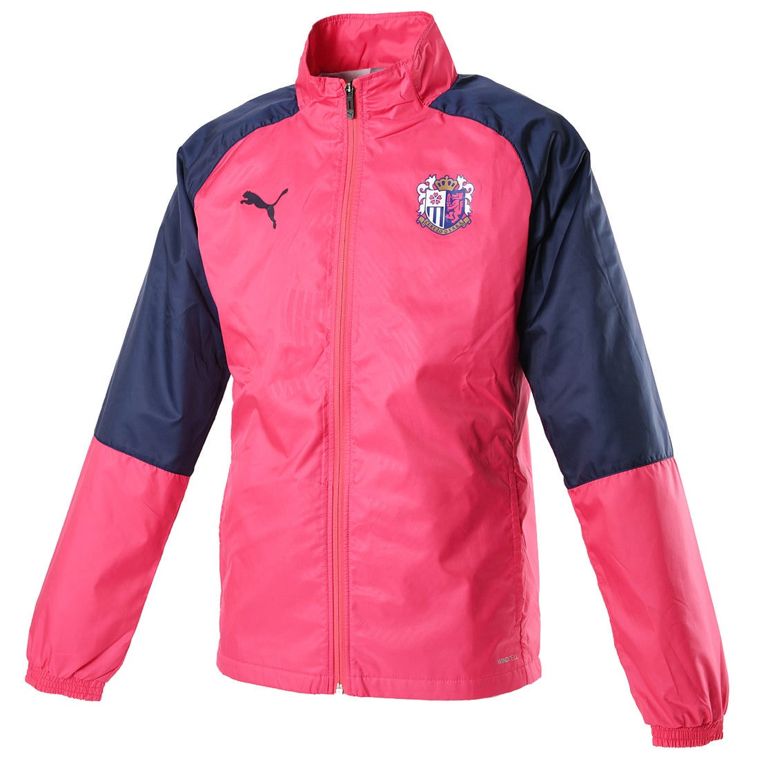 PUMA セレッソ大阪 2019 ウーブンジャケット(ピンク×ネイビー) 755050