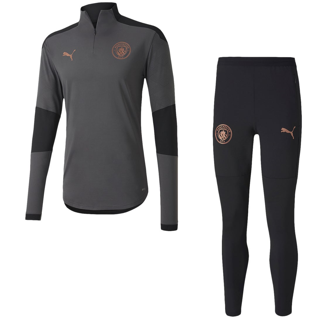 PUMA マンチェスターシティ 20/21トレーニング1/4トップ&トレーニング