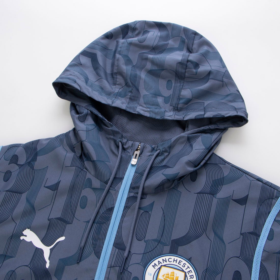 PUMA マンチェスターシティ 24/25 プレマッチ ウーブンジャケット