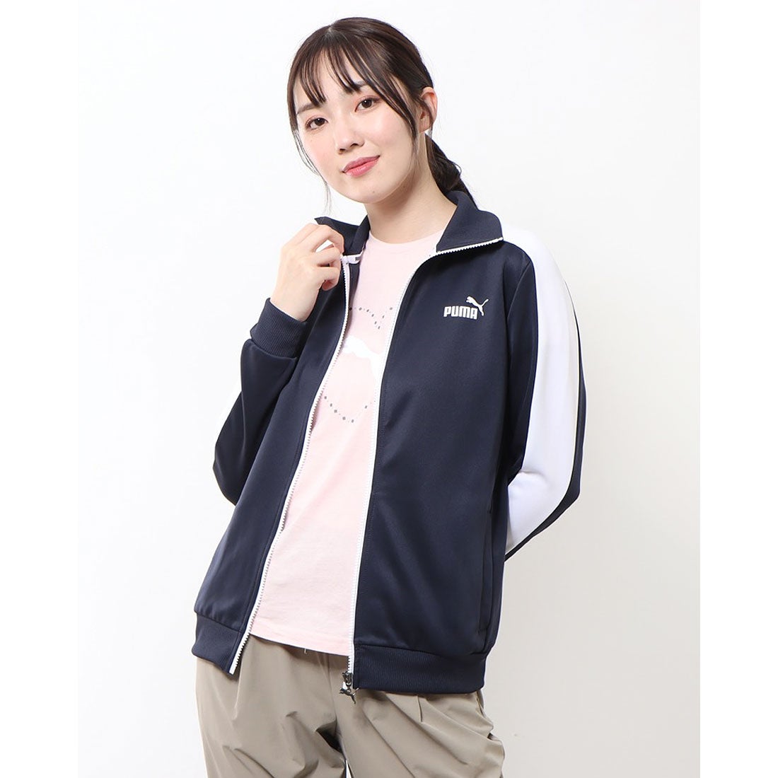 プーマ PUMA レディース 長袖ジャージジャケット P48 TRACK JACKET_