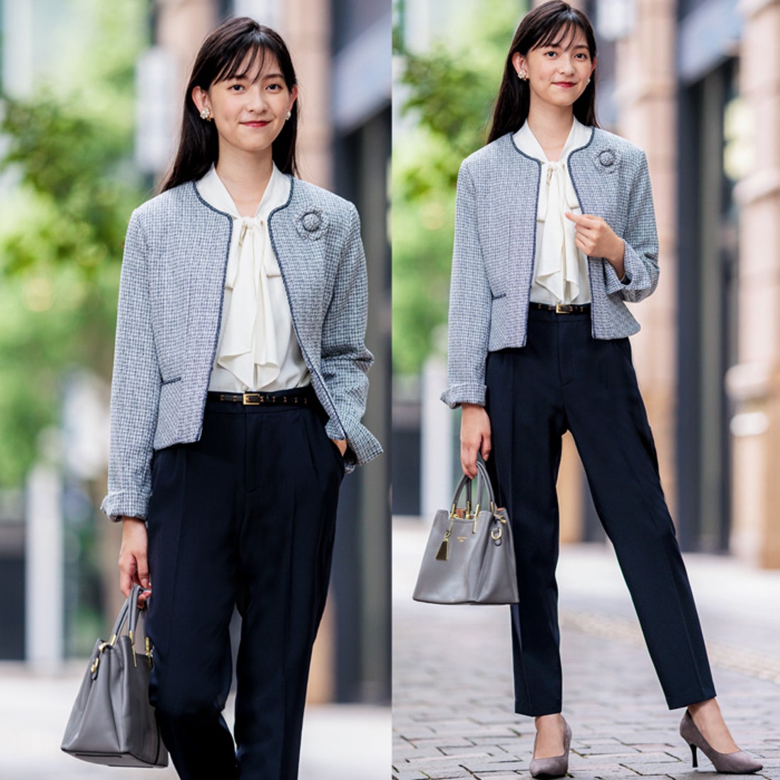 ジーラ GeeRA 【入卒式/セレモニー】ツイード着回し5点セットスーツ 2