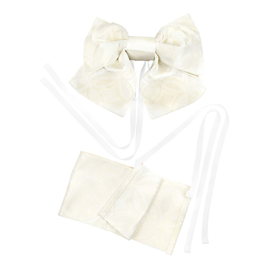 レティカ Retica 黒緑×ニュアンス椿 ゆかた3点セット (浴衣+作り帯+