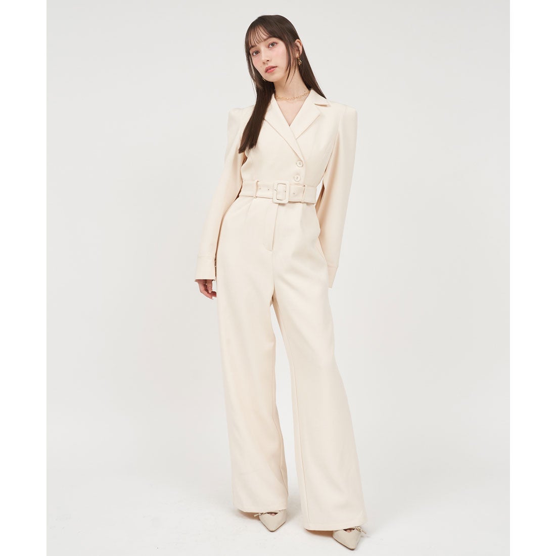 ロイヤルパーティー ROYAL PARTY 【丈が選べる】ベルト付ケープ風