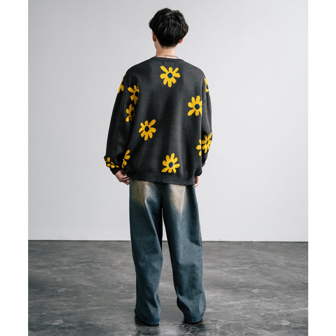 ロッキーモンロー Rocky Monroe ニット セーター ダブルジャガード