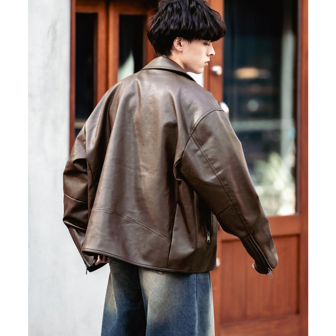 ロッキーモンロー Rocky Monroe レザージャケット ダブルライダース