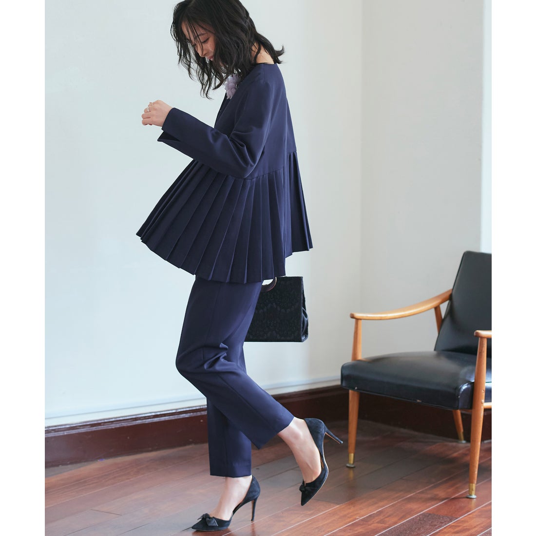 ルイルエブティック RUIRUE BOUTIQUE 2点セット ｜ サイドプリーツ