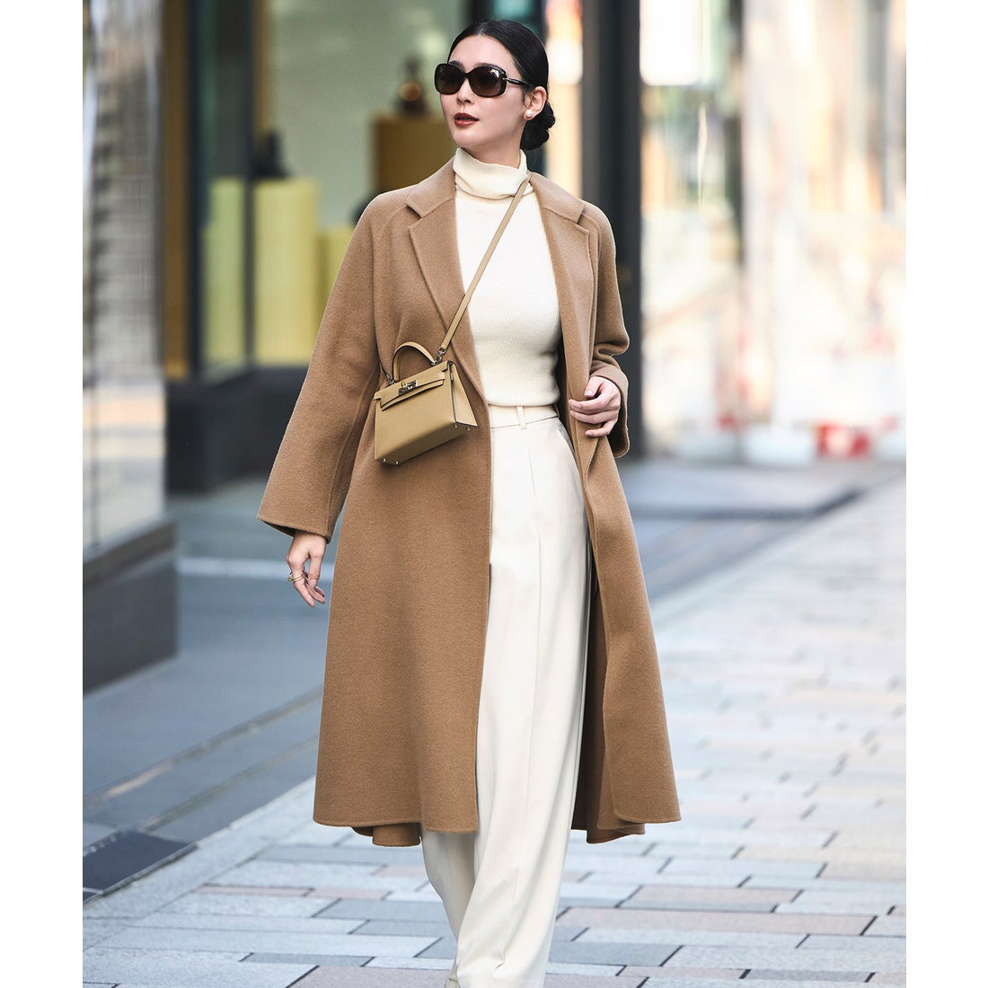 ルイルエブティック RUIRUE BOUTIQUE ウールリバー チェスターコート