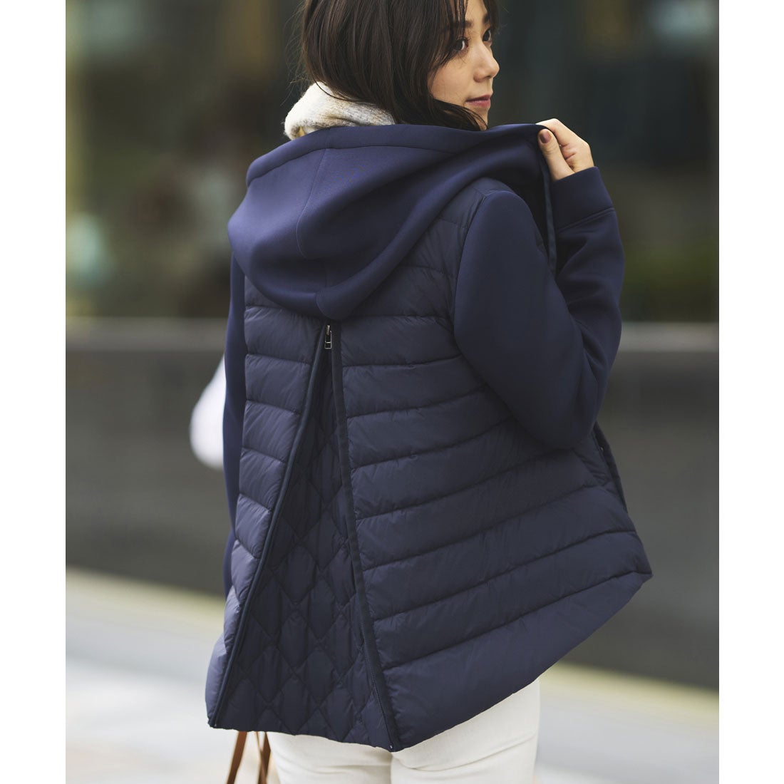 ルイルエブティック RUIRUE BOUTIQUE ダンボールニット ライトダウン