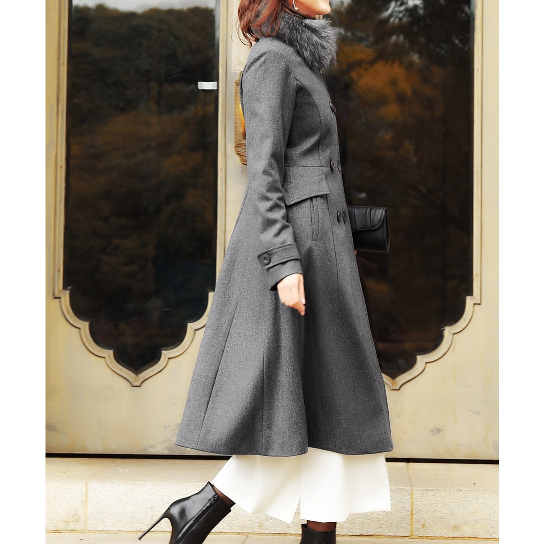 ルイルエブティック RUIRUE BOUTIQUE フォックスファーWブレストロング