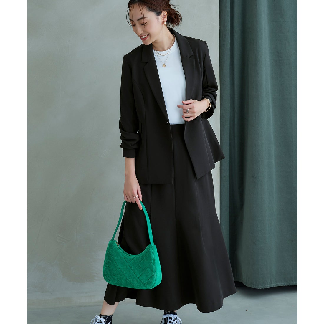 ルイルエブティック RUIRUE BOUTIQUE セミダブルテーラードジャケット