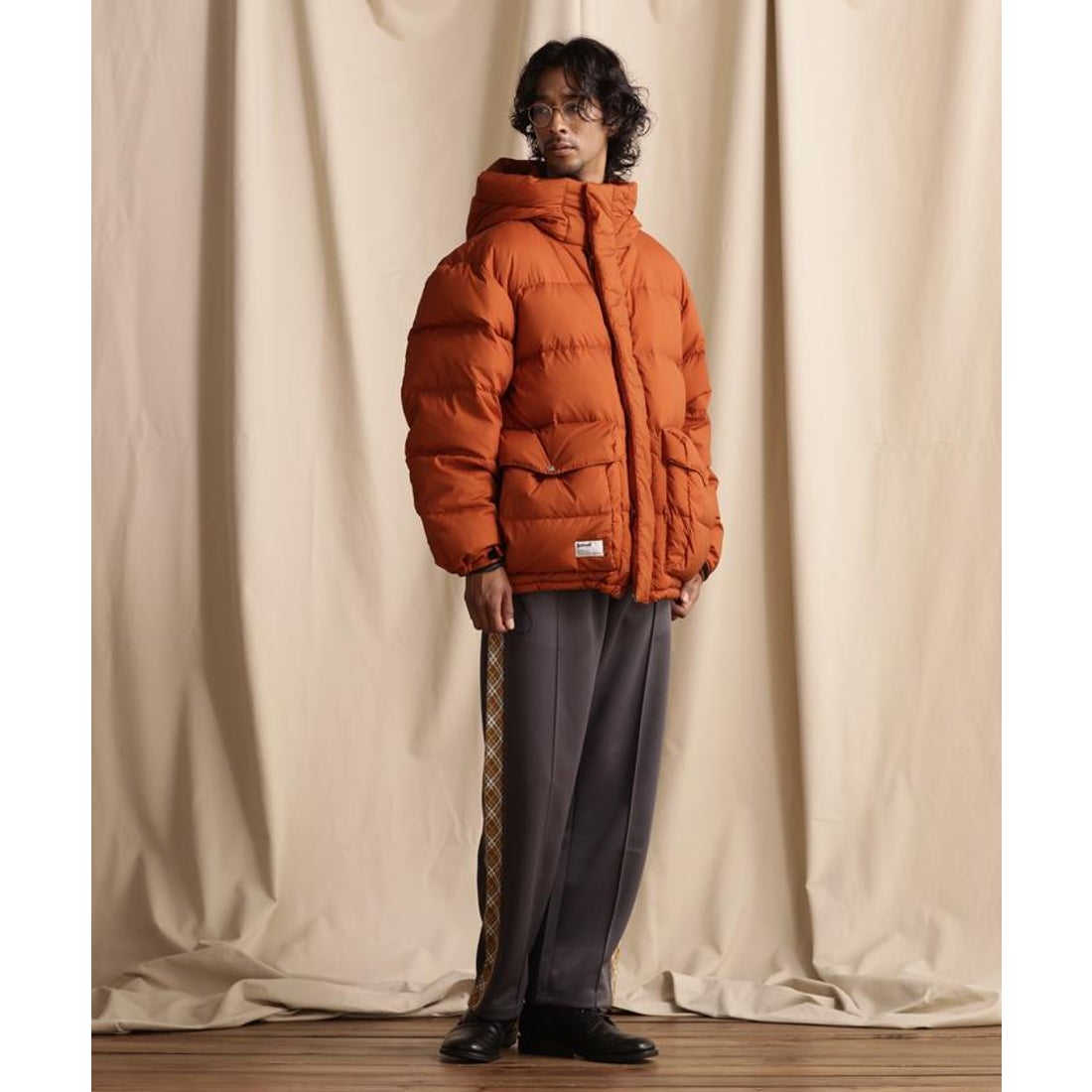 ショット Schott TOP TIRE HOODED DOWN JACKET/トップティア フード