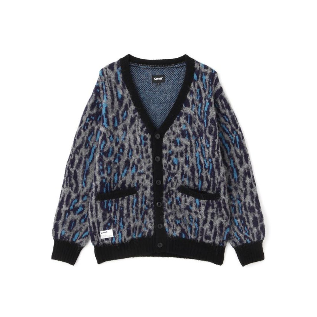 ショット Schott SHAGGY KNIT LEOPARD/シャギーニット レオパード