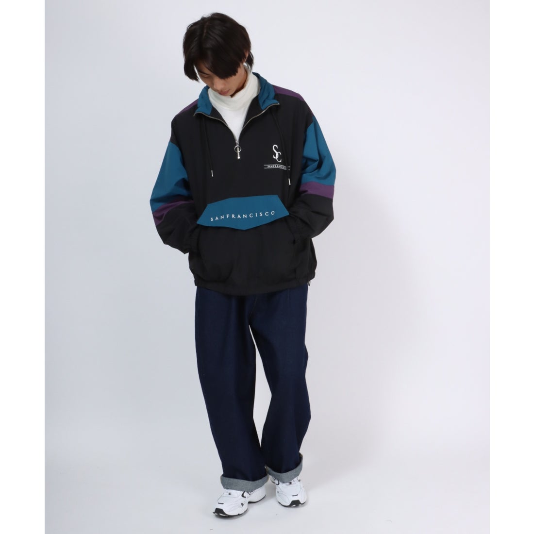 サロンハミュー Salong hameu 【Salong hameu】ナイロンアノラック