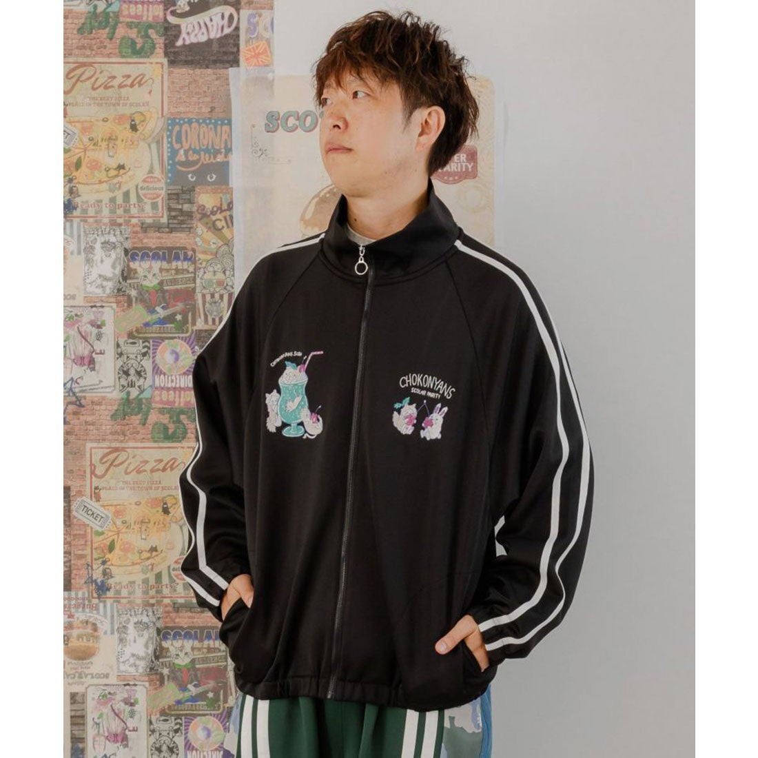 スカラー ScoLar 桜咲千依さんコラボ第4弾 ちょこにゃんず刺繍ジャージ