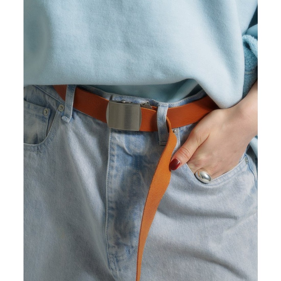 ウィムガゼット Whim Gazette 【Hoaw.】レザーガチャベルト （black