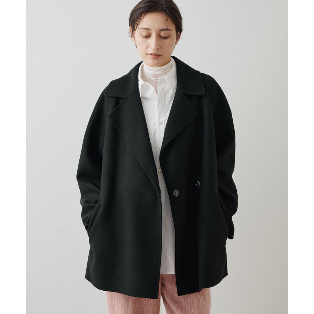 ウィムガゼット Whim Gazette リバーピーコート （greige） -靴