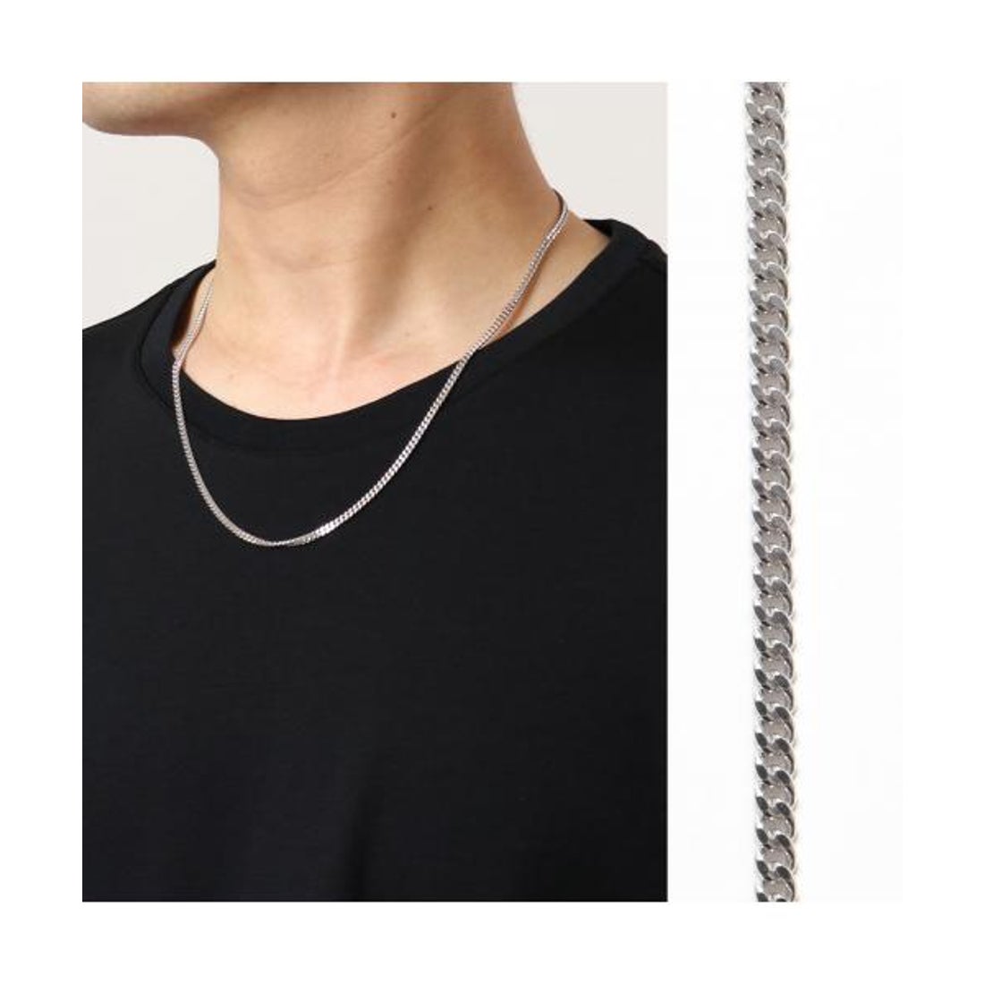 トムウッド TOM WOOD TOMWOOD ネックレス Curb Chain M 20.5inch