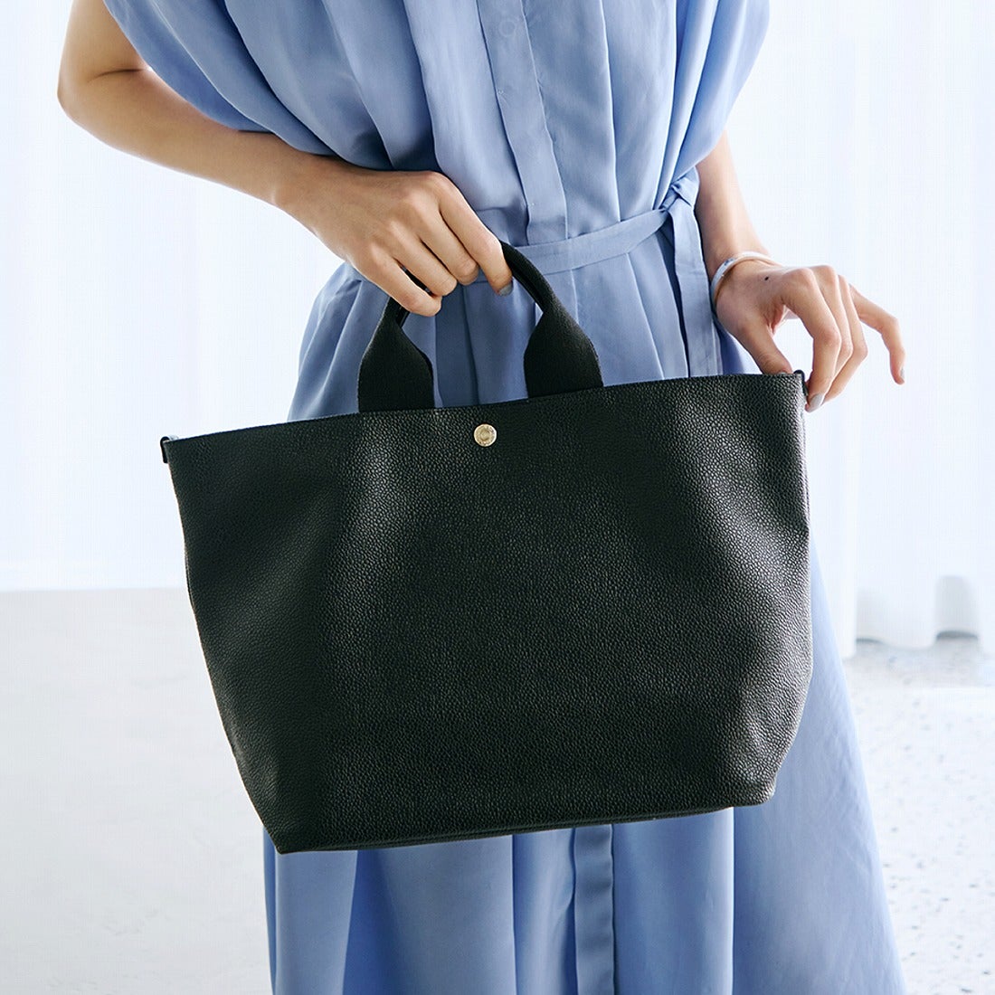 トプカピ TOPKAPI スコッチグレイン ネオレザー A4 トートバッグ