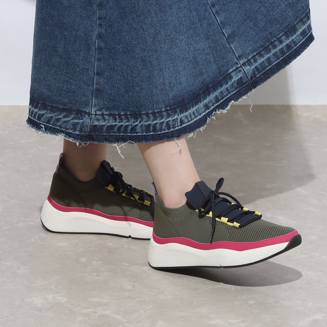 ツモリチサト ウォーク tsumori chisato WALK レースアップメッシュ