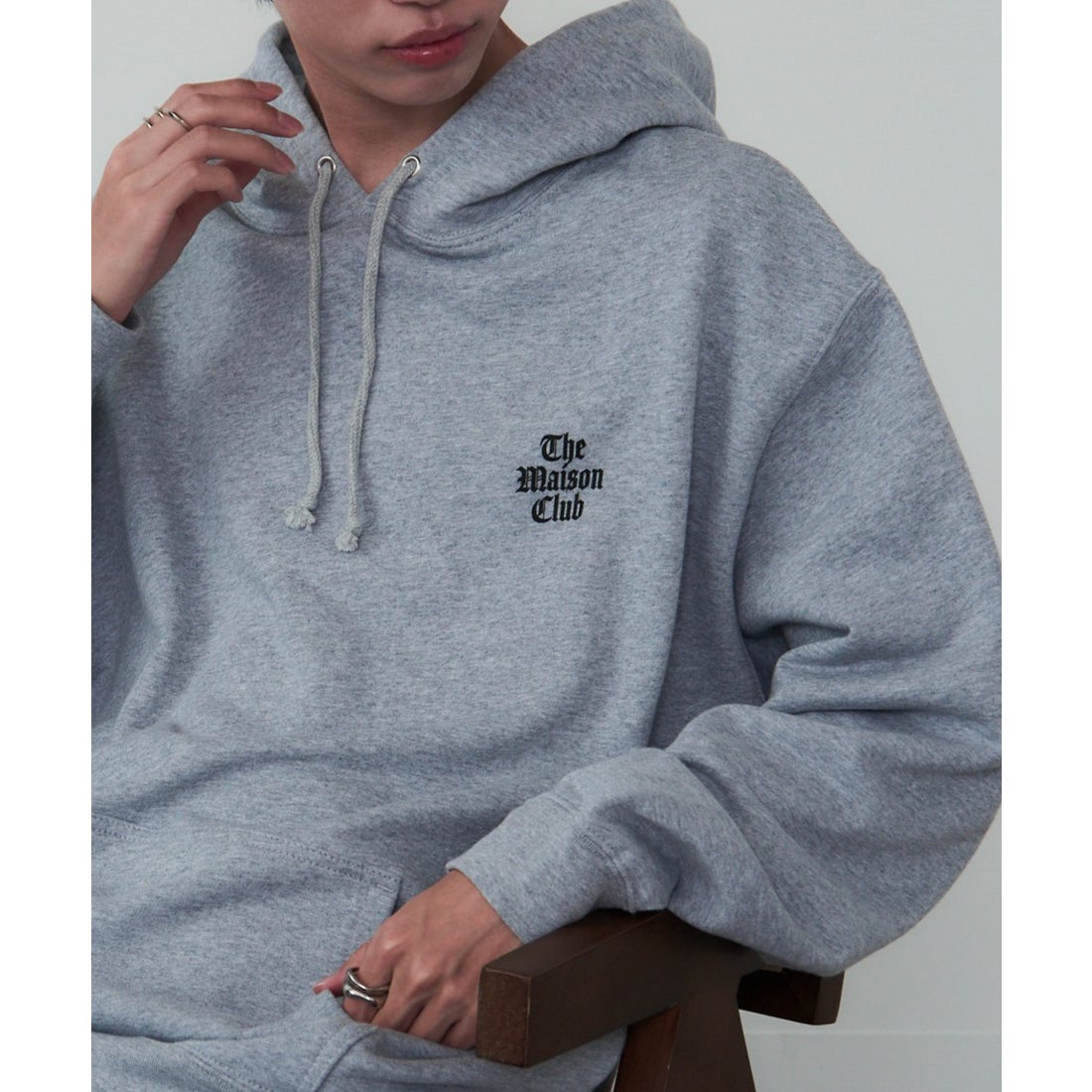 GGG グレー フード付きトレーナー Lサイズ GGG グレー フード付き