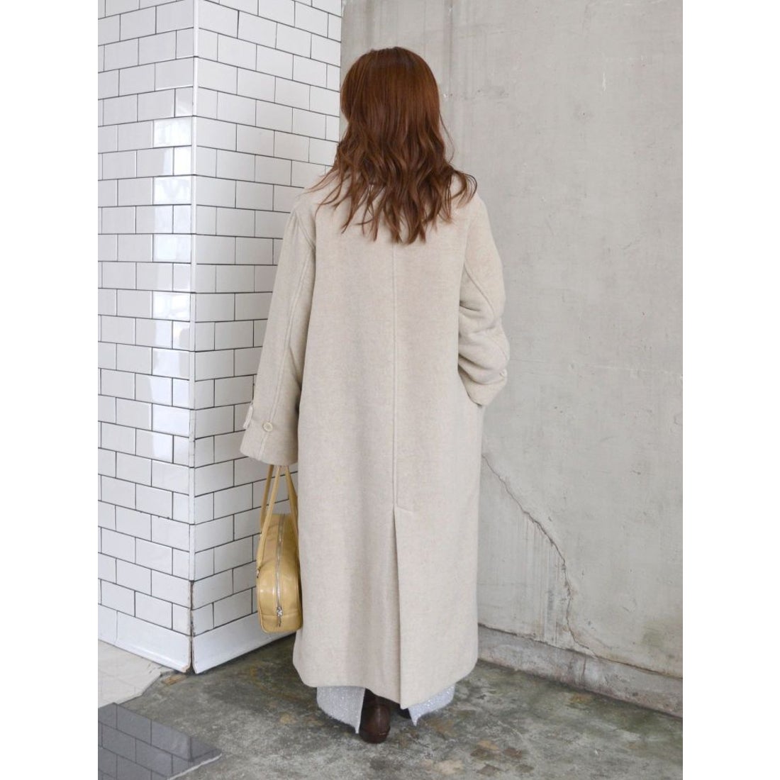 アングリッド Ungrid スタンドカラールーズコート （チャコールグレー