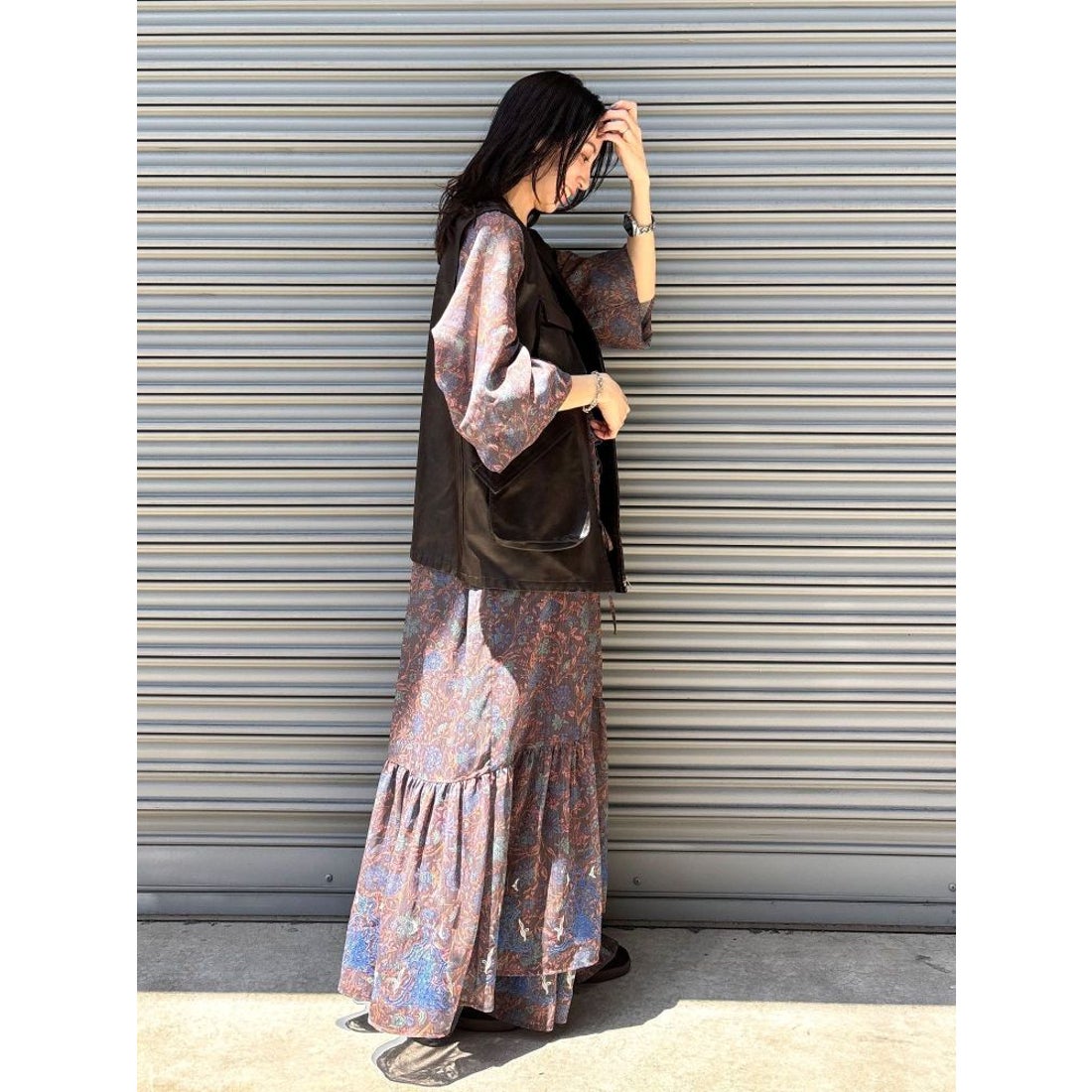 アングリッド Ungrid フリルデザインエンブロイダリーワンピース