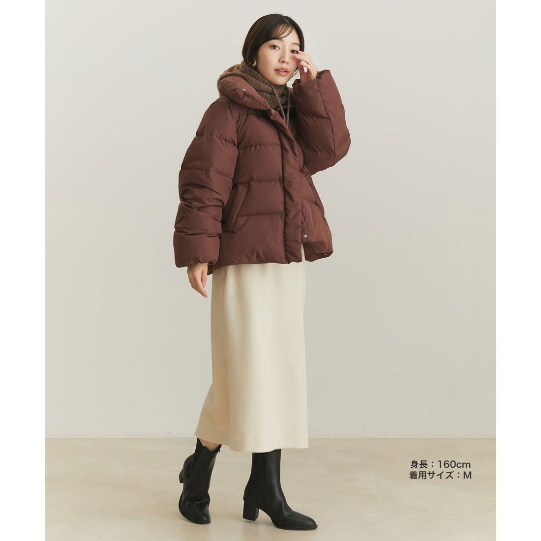 ビス VIS 【撥水】【Green Down】オーバーサイズダウンジャケット