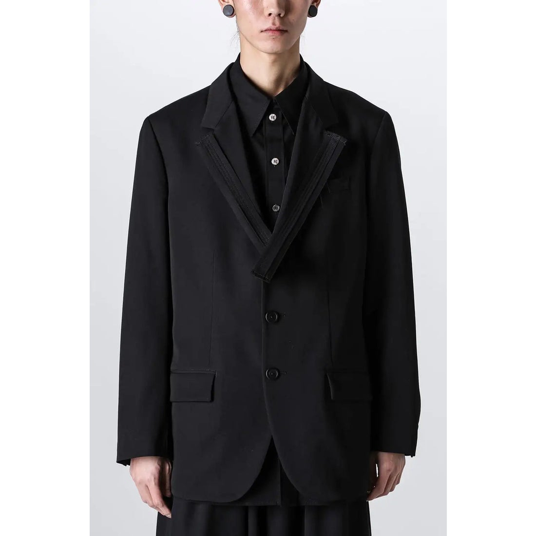 ワイズフォーメン Y's for men Decorative Cloth 3B Jacket （Black