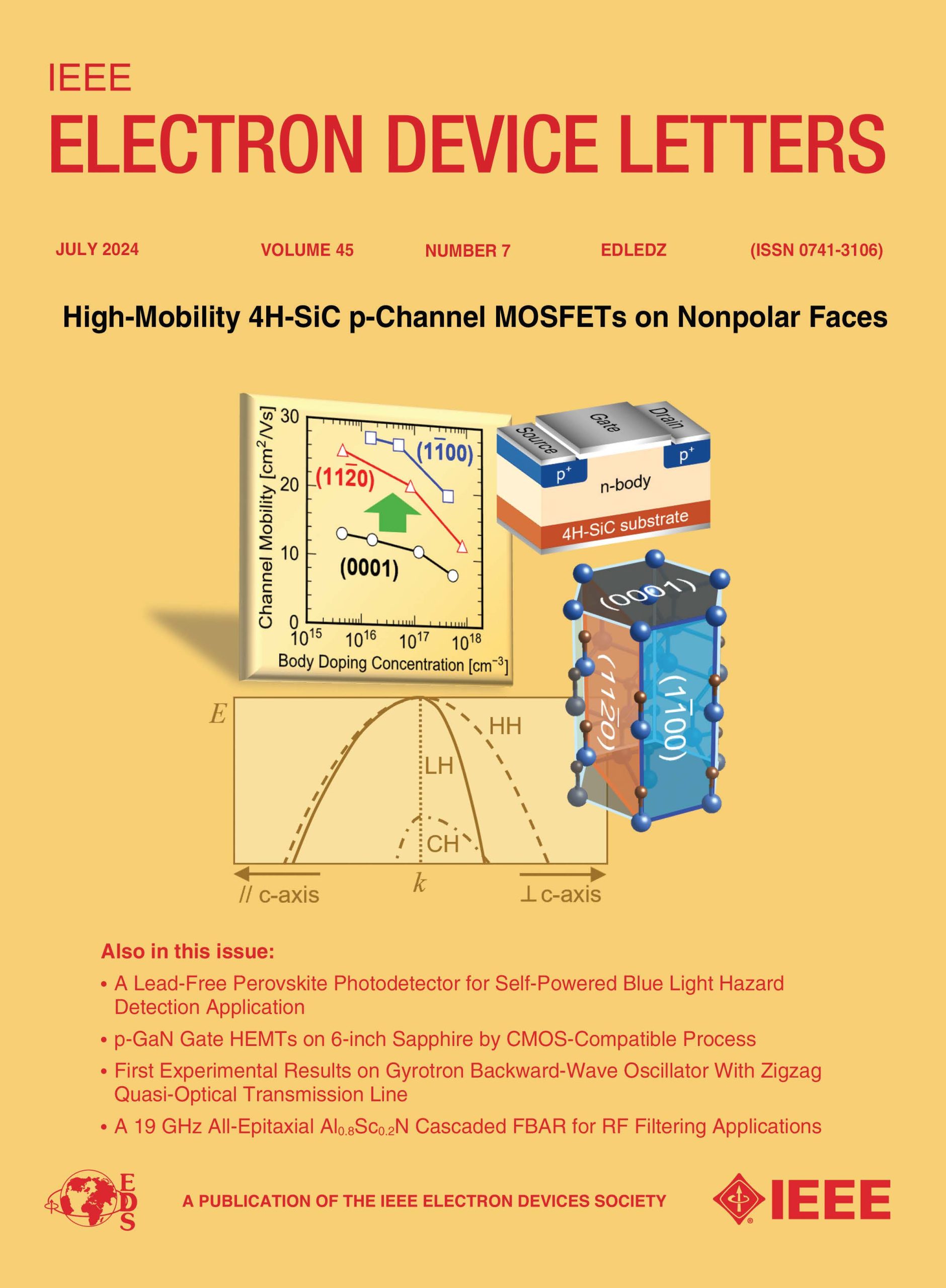 IEEE Electron Device Lett.にて発表した論文”High-Mobility 4H-SiC p