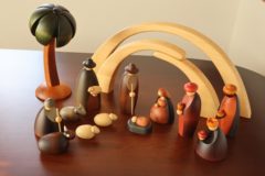 聖誕セット3人(大) – ドイツ・ザイフェンの木のおもちゃ seiffen