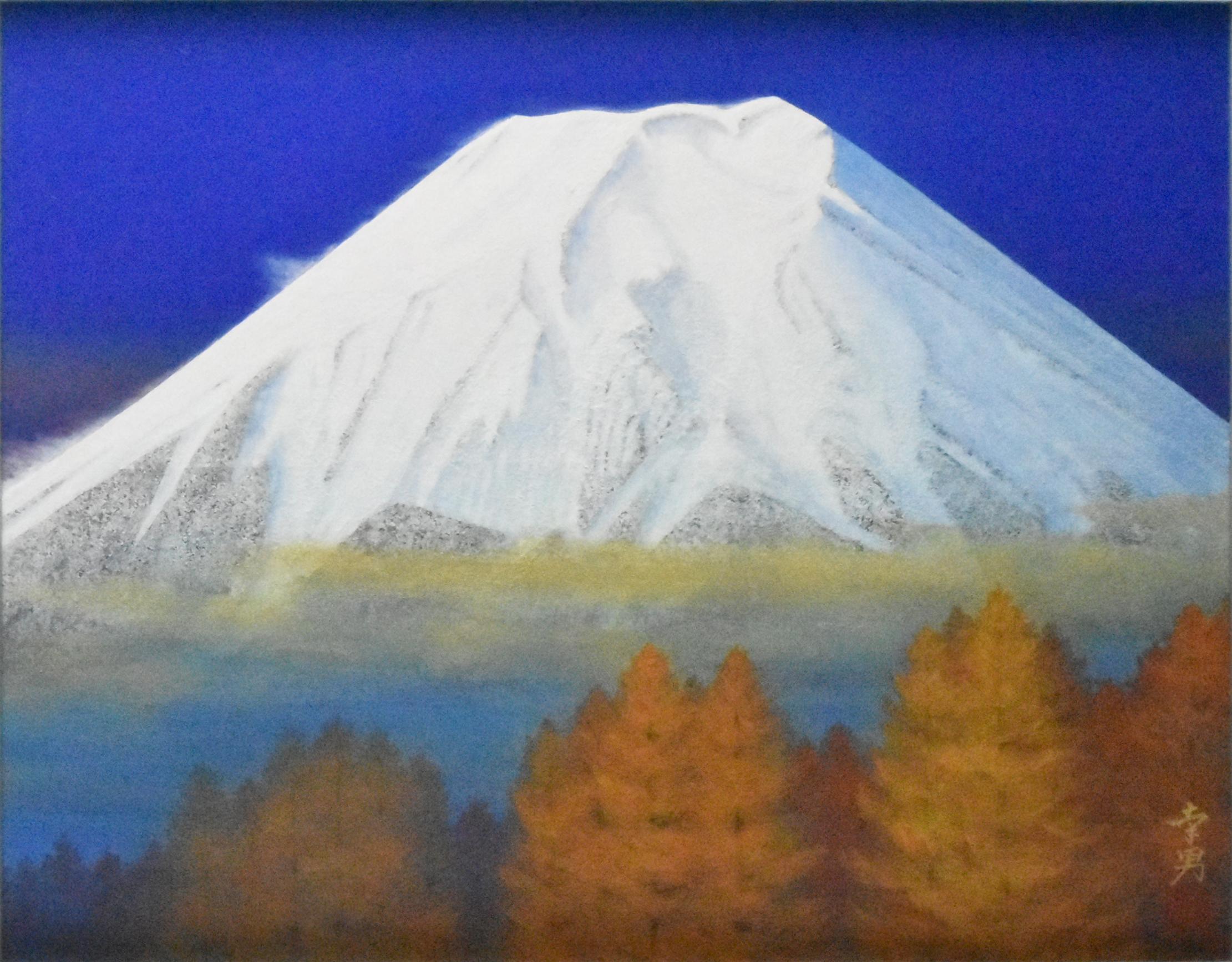 日本画10P 「月光富士」 | ｜正光画廊