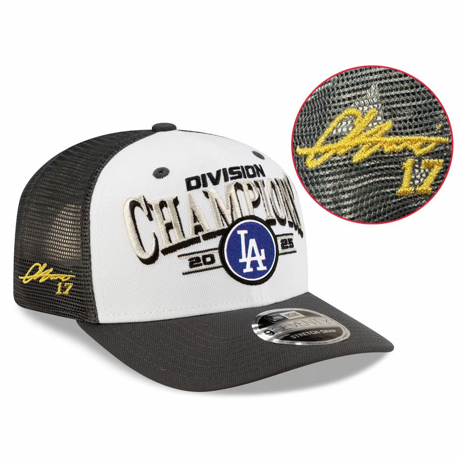 MLB ドジャース キャップ 2025 NL West 地区優勝 ロッカールーム