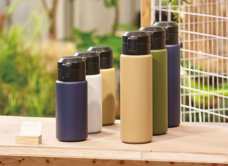 Zalatto ワンタッチサーモボトル (500ml) | ノベルティ制作なら