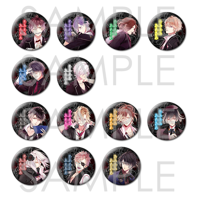 DIABOLIK LOVERS 13周年記念 ビッグ缶バッジ | 乙女向け通販サイト