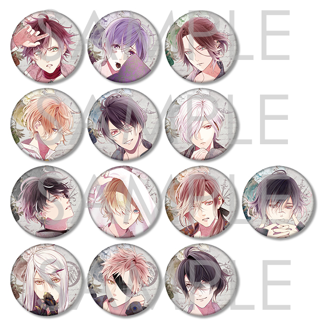 DIABOLIK LOVERS 不死の薔薇園 -UNDEAD ROSE GARDEN- ビッグ缶バッジ