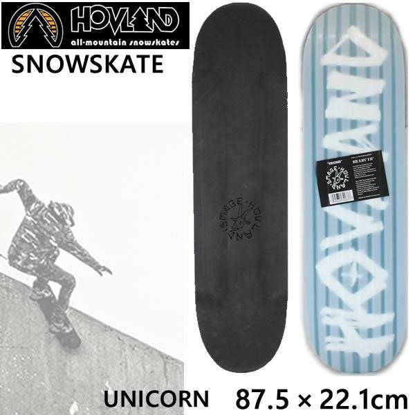 HOVLAND スノースケート SINGLE DECK SNOWSKATES UNICORN （87.5×22.1
