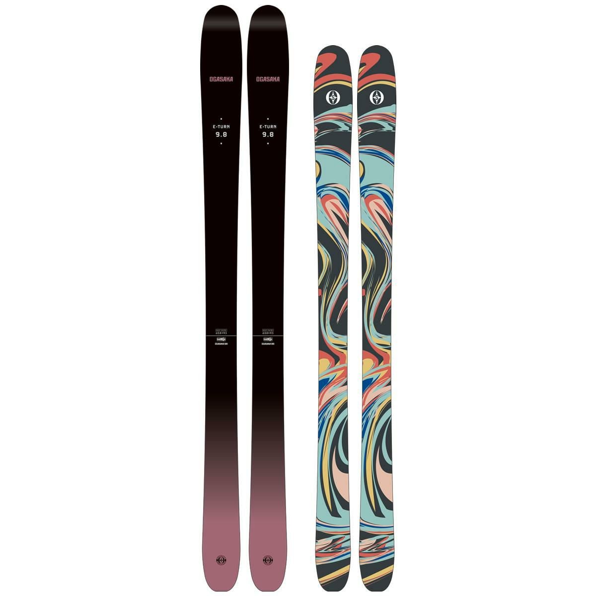 オガサカ スキー 2026 ET-9.8 スキー板 単品 (板のみ) イーターン 9.8