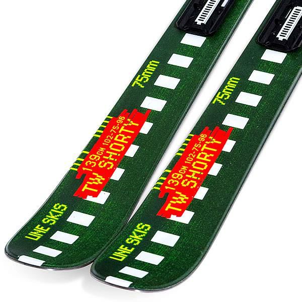 LINE スキー板 ジュニア 2026 WALLISCH SHORTY + マーカー FDT 調整式