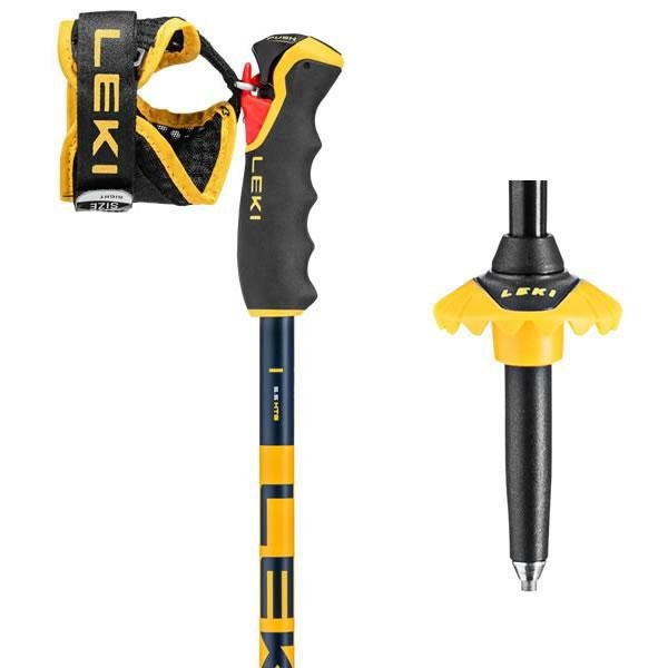 LEKI スキーポール 2026 SPITFIRE VARIO 3D デニムブルー 110～140cm