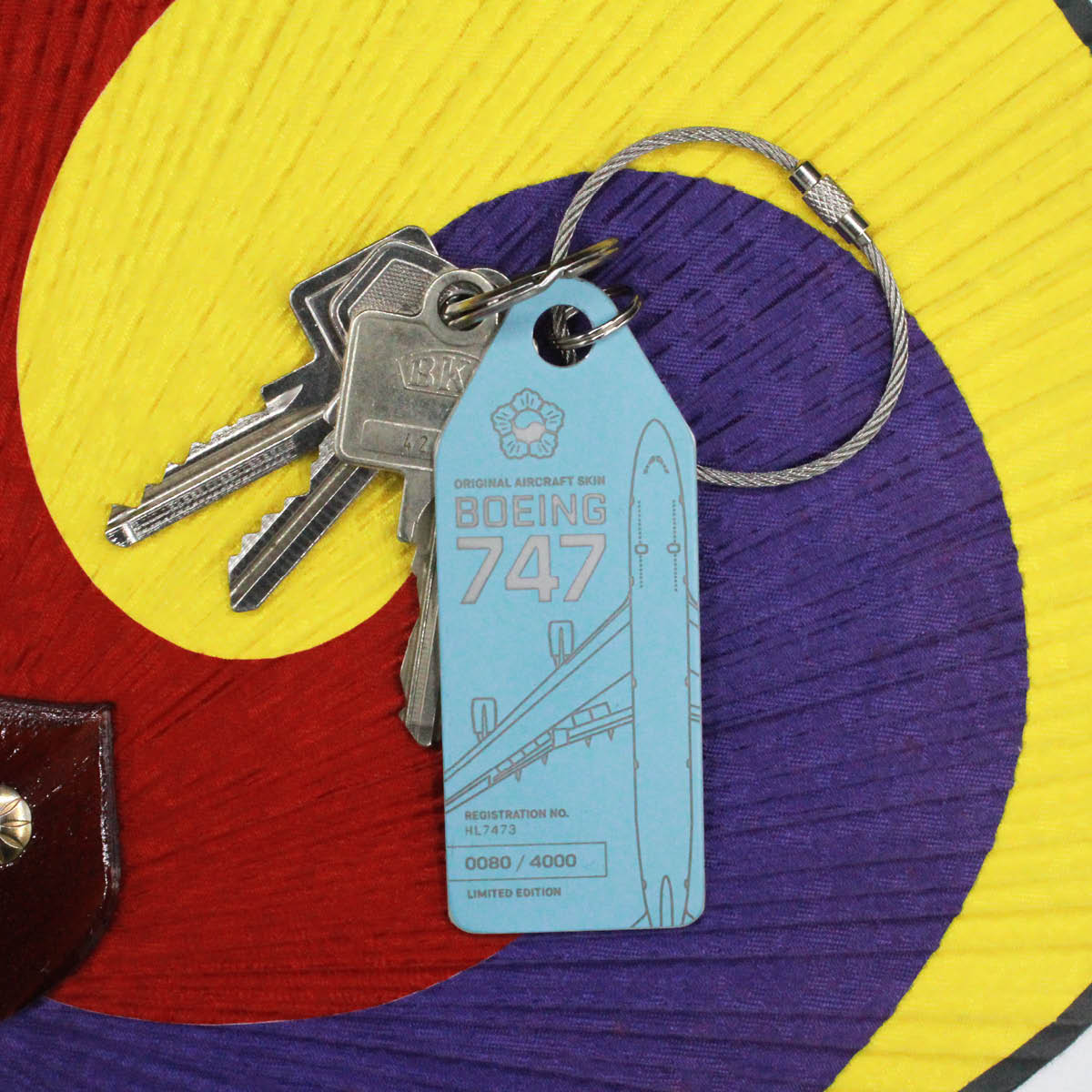 AVIATIONTAG B747 HL7473 Korean Air アビエーションタグ 大韓航空